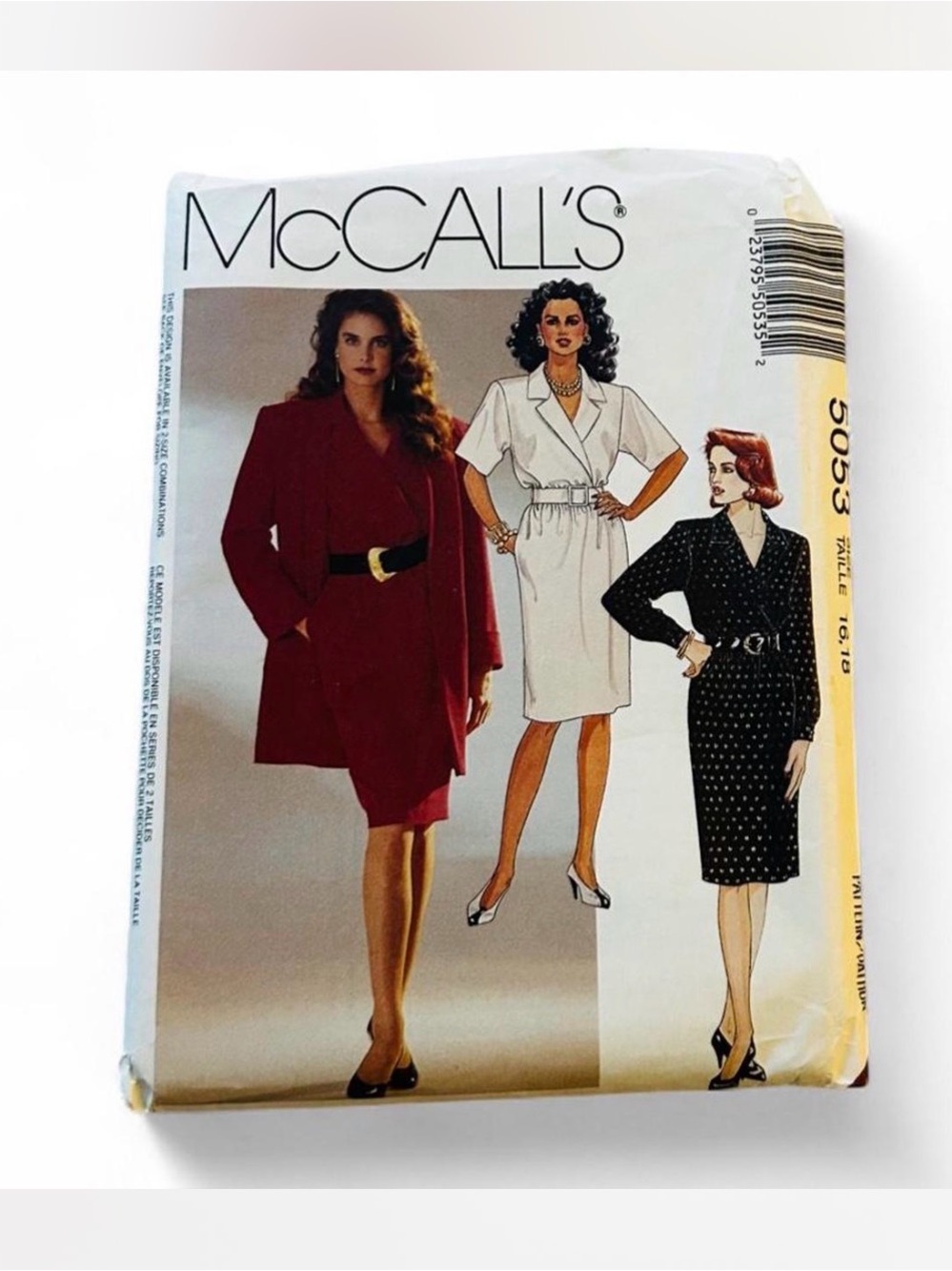 McCall's 5033 vintage 1980s Uncut pattern
